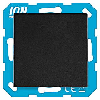 Ion Blindplaat E1 Zwart (Zwart, Mat, Kunststof)