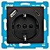 Ion Wandcontactdoos met USB 