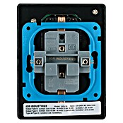 Ion Inbouwstopcontact 2-voudig + USB A en C (Zwart) | BAUHAUS