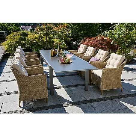 Sunfun  Gartenmöbel-Set Maja Stone/Pauline