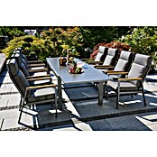Sunfun Maja Vrtni pozicijski stol Deluxe  (Nastavljivo naslonjalo, Antracitne barve, Š x G x V: 60 x 78 x 105 cm) | 8350 - Stühle Textilen | ICAB - Sommermöbel Stühle | ICA - Sommermöbel | IC - Freizeit im Garten | I - Stadtgarten | BAUHAUS