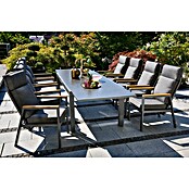 Sunfun Maja Vrtni pozicijski stol Deluxe  (Nastavljivo naslonjalo, Antracitne barve, Š x G x V: 60 x 78 x 105 cm) | 8350 - Stühle Textilen | ICAB - Sommermöbel Stühle | ICA - Sommermöbel | IC - Freizeit im Garten | I - Stadtgarten | BAUHAUS