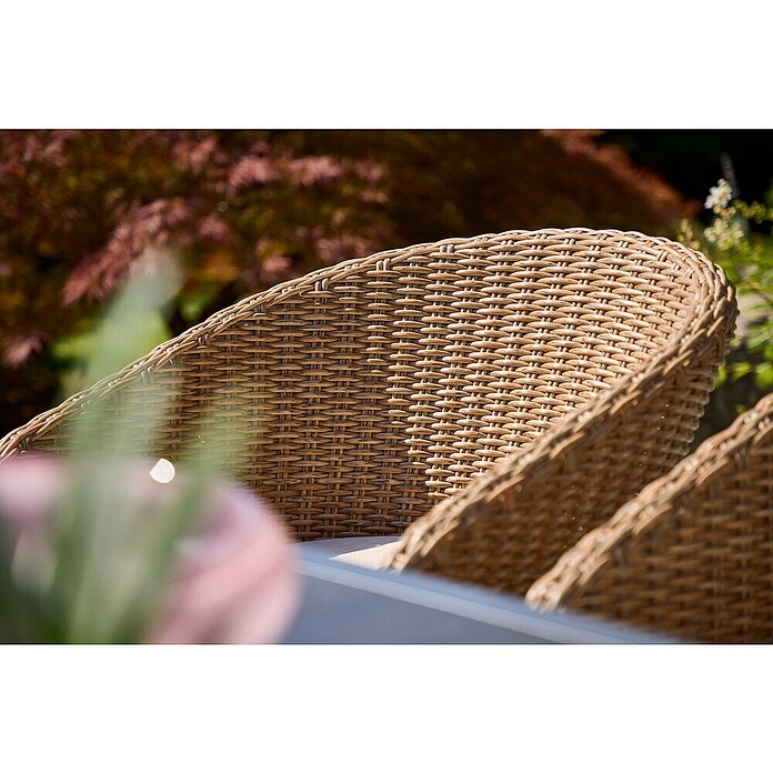 Sunfun Pauline Gartensessel (B x T x H: 62 x 70 x 80 cm, Akazienholz, Hellbraun) | BAUHAUS