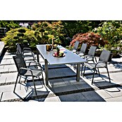 Sunfun Gastro Vrtni fotelj Gastro  (Jeklo, Tekstil, Možnost nakladanja, Antracit, Š x G x V: 57,5 x 68,5 x 88 cm) | 8350 - Stühle Textilen | ICAB - Sommermöbel Stühle | ICA - Sommermöbel | IC - Freizeit im Garten | I - Stadtgarten | BAUHAUS