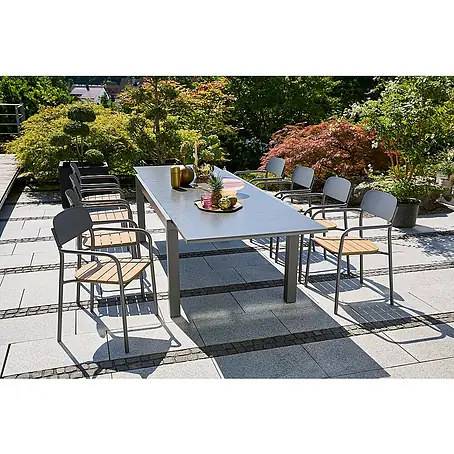 Sunfun  Gartenmöbel-Set Maja Stone/Gastro