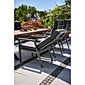Sunfun Maja Vrtni pozicijski stol Deluxe  (Nastavljivo naslonjalo, Antracitne barve, Š x G x V: 60 x 78 x 105 cm) | 8350 - Stühle Textilen | ICAB - Sommermöbel Stühle | ICA - Sommermöbel | IC - Freizeit im Garten | I - Stadtgarten | BAUHAUS
