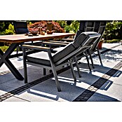 Sunfun Maja Vrtni pozicijski stol Deluxe  (Nastavljivo naslonjalo, Antracitne barve, Š x G x V: 60 x 78 x 105 cm) | 8350 - Stühle Textilen | ICAB - Sommermöbel Stühle | ICA - Sommermöbel | IC - Freizeit im Garten | I - Stadtgarten | BAUHAUS