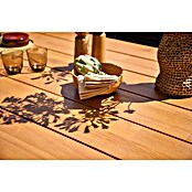 Sunfun Gartentisch (L x B x H: 220 x 100 x 76 cm, Aluminium, Eschenholz, Rechteckig, Braun/Anthrazit) | BAUHAUS