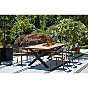 Sunfun Gastro Nakladalni stol  (Možnost nakladanja, Š x G x V: 57,5 x 53,5 x 83,5 cm) | 8341 - Stühle Materialmix | ICAB - Sommermöbel Stühle | ICA - Sommermöbel | IC - Freizeit im Garten | I - Stadtgarten | BAUHAUS