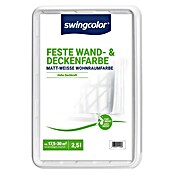 swingcolor Feste Farbe (Weiß, 2,5 l, Matt)