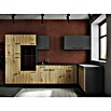 Respekta Olivia Winkelküche (Breite: 340 cm, Artisan Eiche Nachbildung/Grau, Ohne Elektrogeräte) | BAUHAUS