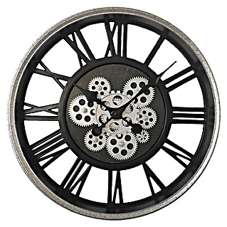 Globo Wanduhr Albine (Schwarz, Durchmesser: 50,8 cm)