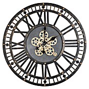 Globo Wanduhr rund George (Schwarz, Durchmesser: 70 cm) | BAUHAUS