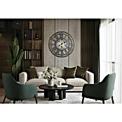 Globo Wanduhr rund George (Schwarz, Durchmesser: 70 cm) | BAUHAUS