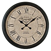 Globo Wanduhr Adele (Schwarz, Durchmesser: 58 cm) | BAUHAUS