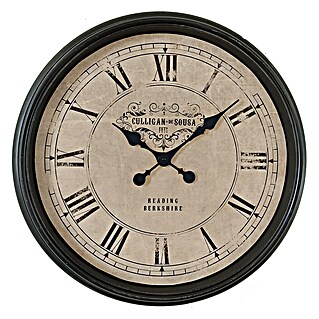 Globo Wanduhr Adele (Schwarz, Durchmesser: 58 cm)