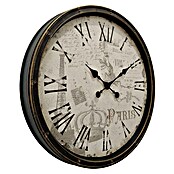 Globo Wanduhr Liah (Schwarz, Durchmesser: 76 cm) | BAUHAUS