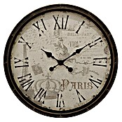 Globo Wanduhr Liah (Schwarz, Durchmesser: 76 cm) | BAUHAUS