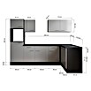 Respekta Olivia Winkelküche (Breite: 280 cm, Artisan Eiche, Ohne Elektrogeräte) | BAUHAUS