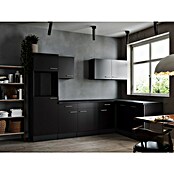 Respekta Olivia Winkelküche (Breite: 280 cm, Schwarz, Ohne Elektrogeräte) | BAUHAUS