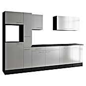 Respekta Olivia Küchenleerblock (Breite: 310 cm, Weiß, Ohne Elektrogeräte, Silberne Griffe) | BAUHAUS