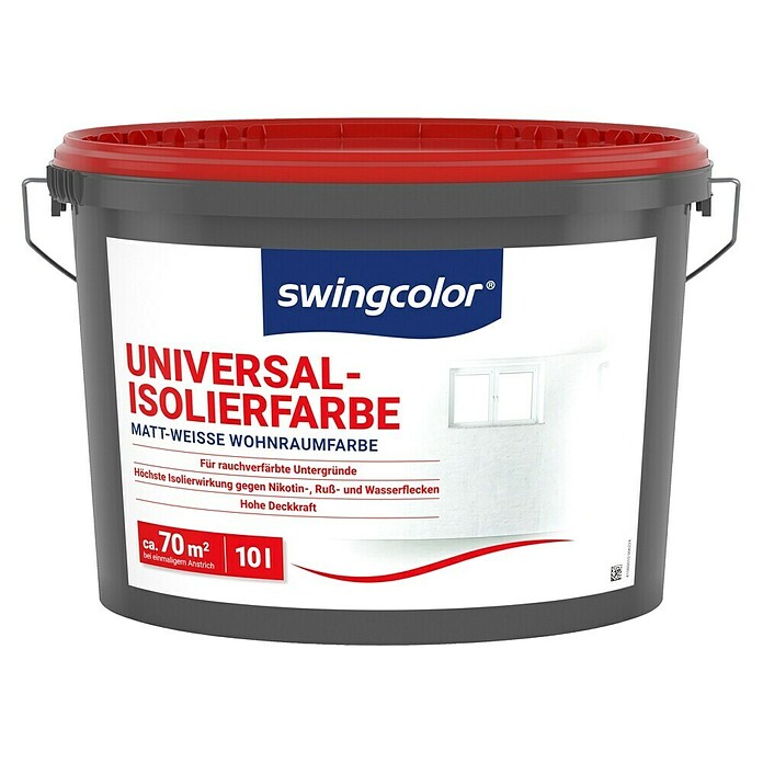 swingcolor Isolierfarbe (Weiß, 10 l, Matt)