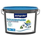swingcolor Fassadenfarbe (Weiß, 10 l, Matt)