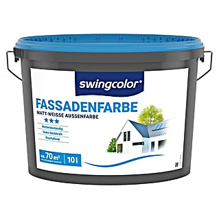 swingcolor Dispersionsfassadenfarbe (Weiß, 10 l)