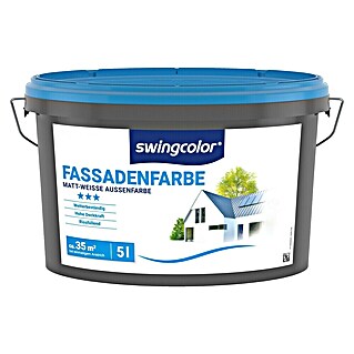 swingcolor Dispersionsfassadenfarbe (Weiß, 5 l)