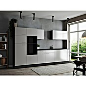 Respekta Olivia Küchenleerblock (Breite: 340 cm, Weiß, Ohne Elektrogeräte, Silberne Griffe) | BAUHAUS