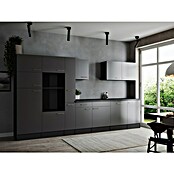 Respekta Olivia Küchenleerblock (Breite: 370 cm, Grau, Ohne Elektrogeräte, Silberne Griffe) | BAUHAUS