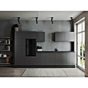 Respekta Olivia Küchenleerblock (Breite: 340 cm, Grau, Ohne Elektrogeräte, Silberne Griffe) | BAUHAUS