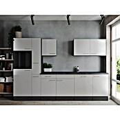 Respekta Olivia Küchenleerblock (Breite: 310 cm, Weiß, Ohne Elektrogeräte, Silberne Griffe) | BAUHAUS