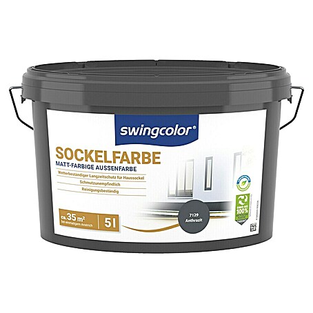 swingcolor Dispersionssockelfarbe (Anthrazit, 5 l)