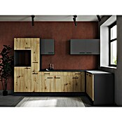 Respekta Olivia Winkelküche (Breite: 310 cm, Artisan Eiche Nachbildung/Grau, Ohne Elektrogeräte) | BAUHAUS