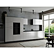 Respekta Olivia Küchenleerblock (Breite: 370 cm, Weiß, Ohne Elektrogeräte, Silberne Griffe) | BAUHAUS