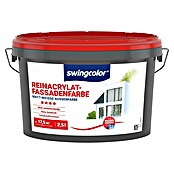swingcolor Reinacrylat-Fassadenfarbe (Schneeweiß, 2,5 l, Matt)
