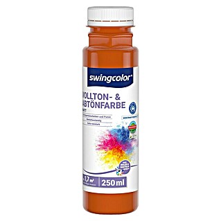 swingcolor Vollton- & Abtönfarbe (Terracotta, Matt, 250 ml, Konservierungsmittelfrei)
