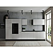 Respekta Olivia Küchenleerblock (Breite: 370 cm, Weiß, Ohne Elektrogeräte, Silberne Griffe) | BAUHAUS