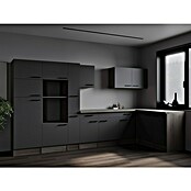 Respekta Olivia Winkelküche (Breite: 370 cm, Eiche-Grau, Ohne Elektrogeräte) | BAUHAUS