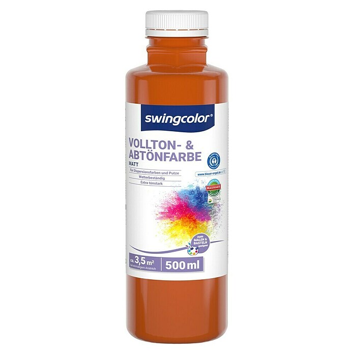 swingcolor Vollton- & Abtönfarbe (Terracotta, Matt, 500 ml, Konservierungsmittelfrei) | BAUHAUS