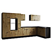 Respekta Olivia Winkelküche (Breite: 370 cm, Artisan Eiche Nachbildung, Ohne Elektrogeräte) | BAUHAUS