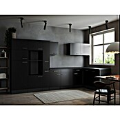 Respekta Olivia Winkelküche (Breite: 370 cm, Schwarz, Ohne Elektrogeräte) | BAUHAUS