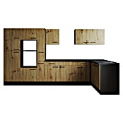 Respekta Olivia Winkelküche (Breite: 370 cm, Artisan Eiche Nachbildung, Ohne Elektrogeräte) | BAUHAUS