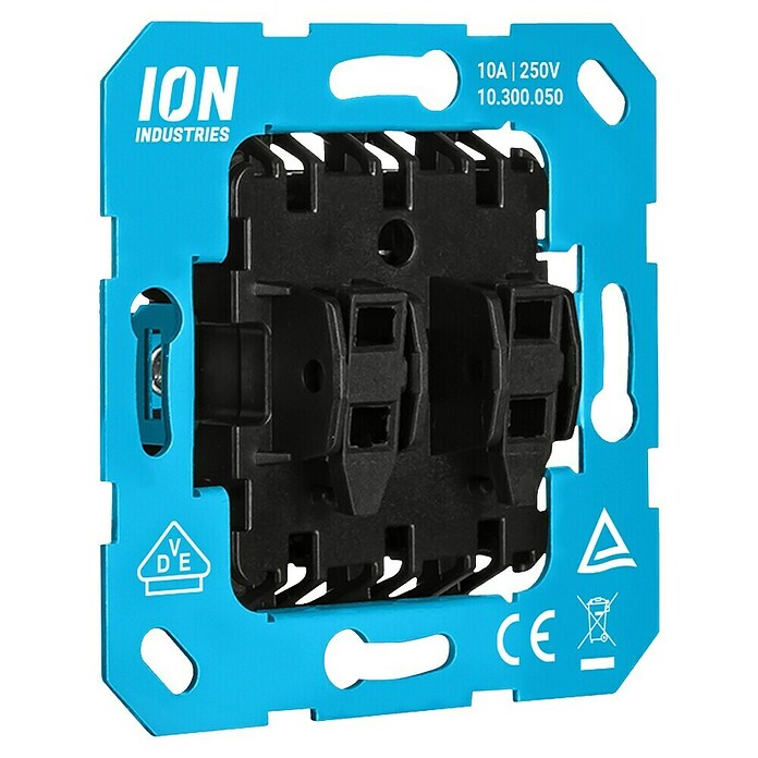 Ion Wisselschakelaar Basis Zwart (10 A) | BAUHAUS