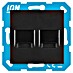 Ion Afdekraam UTP COAX 2-voudig 