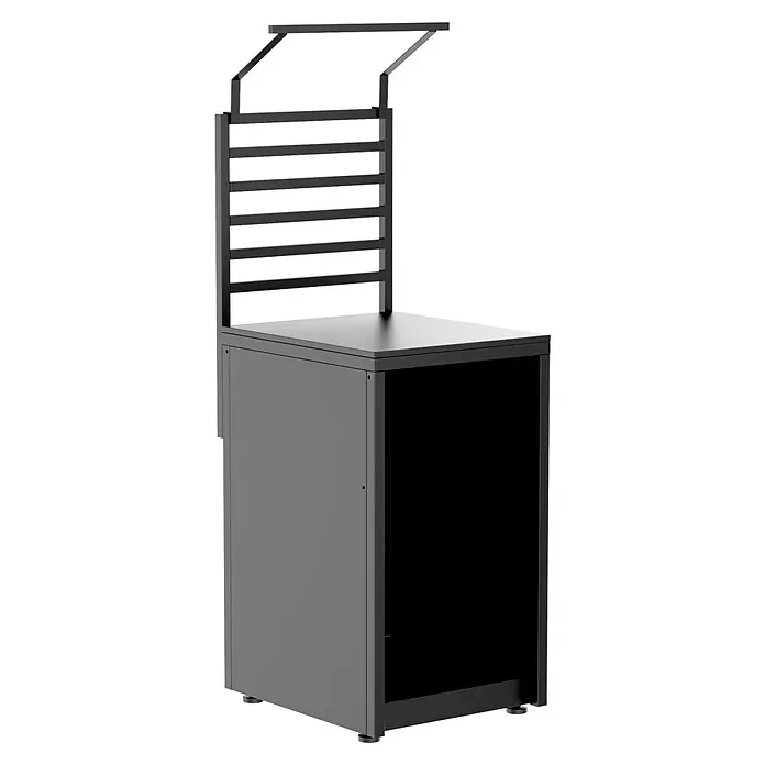 Cozze Elements Halterung für Lichtschlauch - Breite: 52 cm, Stahl/Aluminium, Passend für: Cozze Elements Rückwand - Moderne graue Outdoor-Küche mit Ablagefächern für stilvolles Kochen im Freien. Perfekt für Garten und Terrasse.