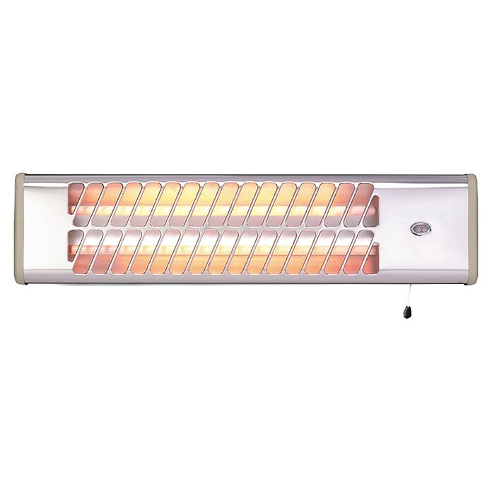 Green Tech Kvarčni grelnik  (1.200 W, Srebrna) | 3407 - Wärmewellen/Infrarotstrahler Marke | CBNA - Heizen Marke | CBN - Heizen | CB - Elektroinstallation | C - Elektro | BAUHAUS