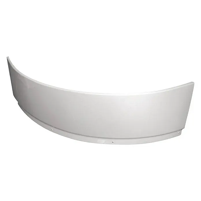 Calmwaters Eckbadewanne Modern Small 2 - Sanitäracryl, Weiß - Aufnahme einer weißen Badezimmer-Badewannenverkleidung mit einer sauberen und modernen Ästhetik, ideal für die Badgestaltung.