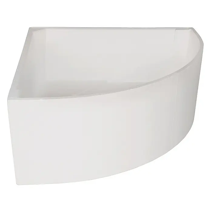 Calmwaters Eckbadewanne Original - Sanitäracryl, Weiß - Weiße Eckablage für Badezimmer oder Küche, ideal zur Aufbewahrung von Kleinigkeiten.